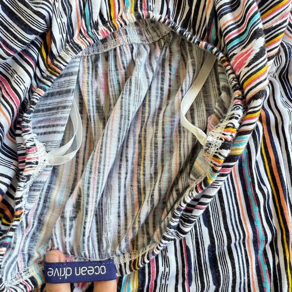 Ocean Drive Women’s Multicolor Striped Strapless Minidress XS/S - Picture 5 of 5